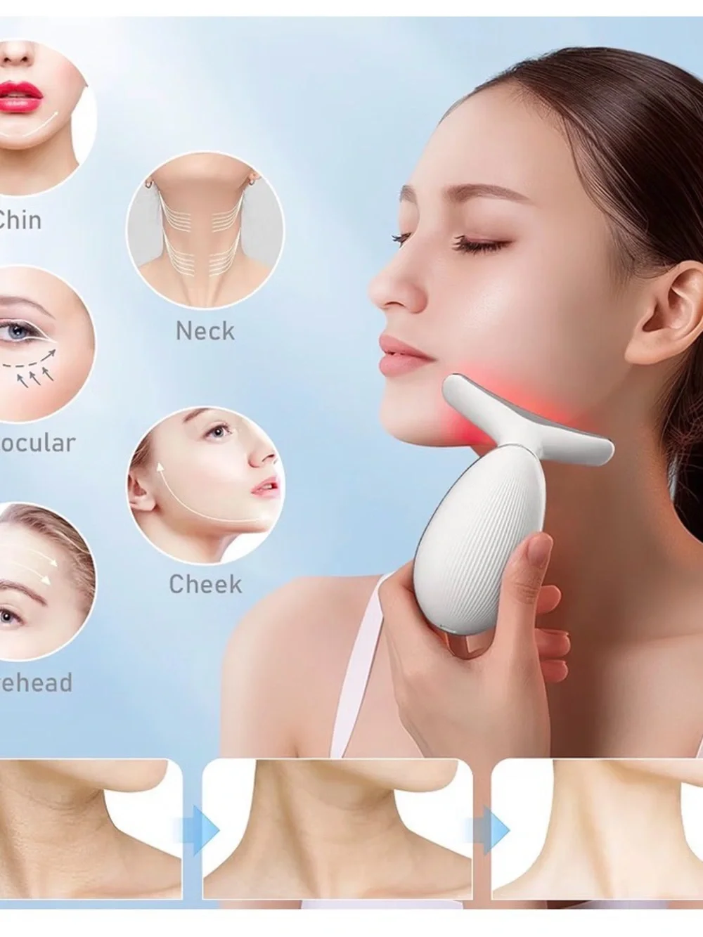 Facial Massager for Skin Care – Portable Multifunctional New Open Box